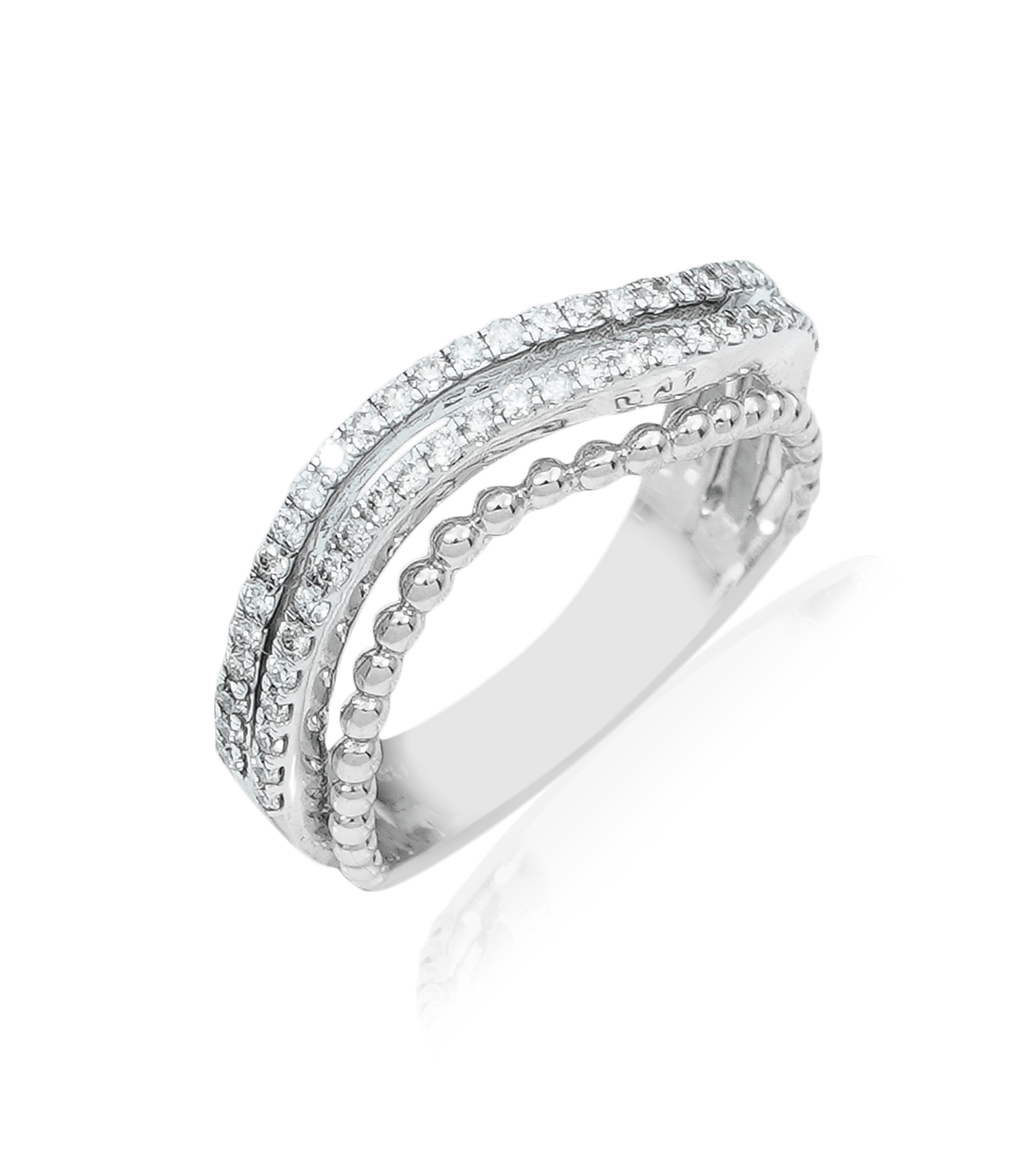 Single Shared Prong Diamond Band 2.0mm 3/4 Diamonds – Jewel Princess