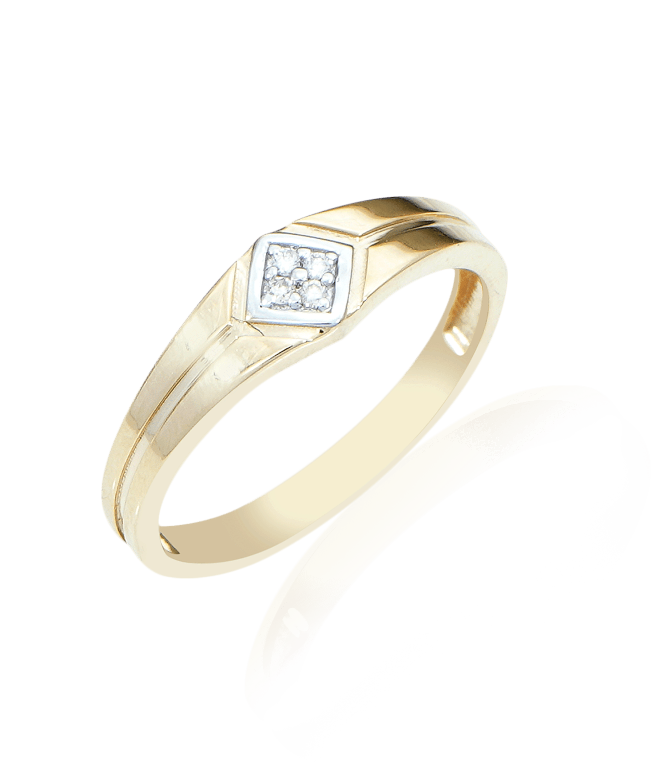 Manufacturer of 22kt gold men's classic single stone ring msr106 | Jewelxy  - 179845